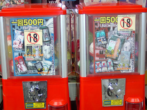 Sex toys vending machine for him and her